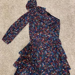 J Crew Women's One shoulder Top Shirts Blouse and Skirt size 2